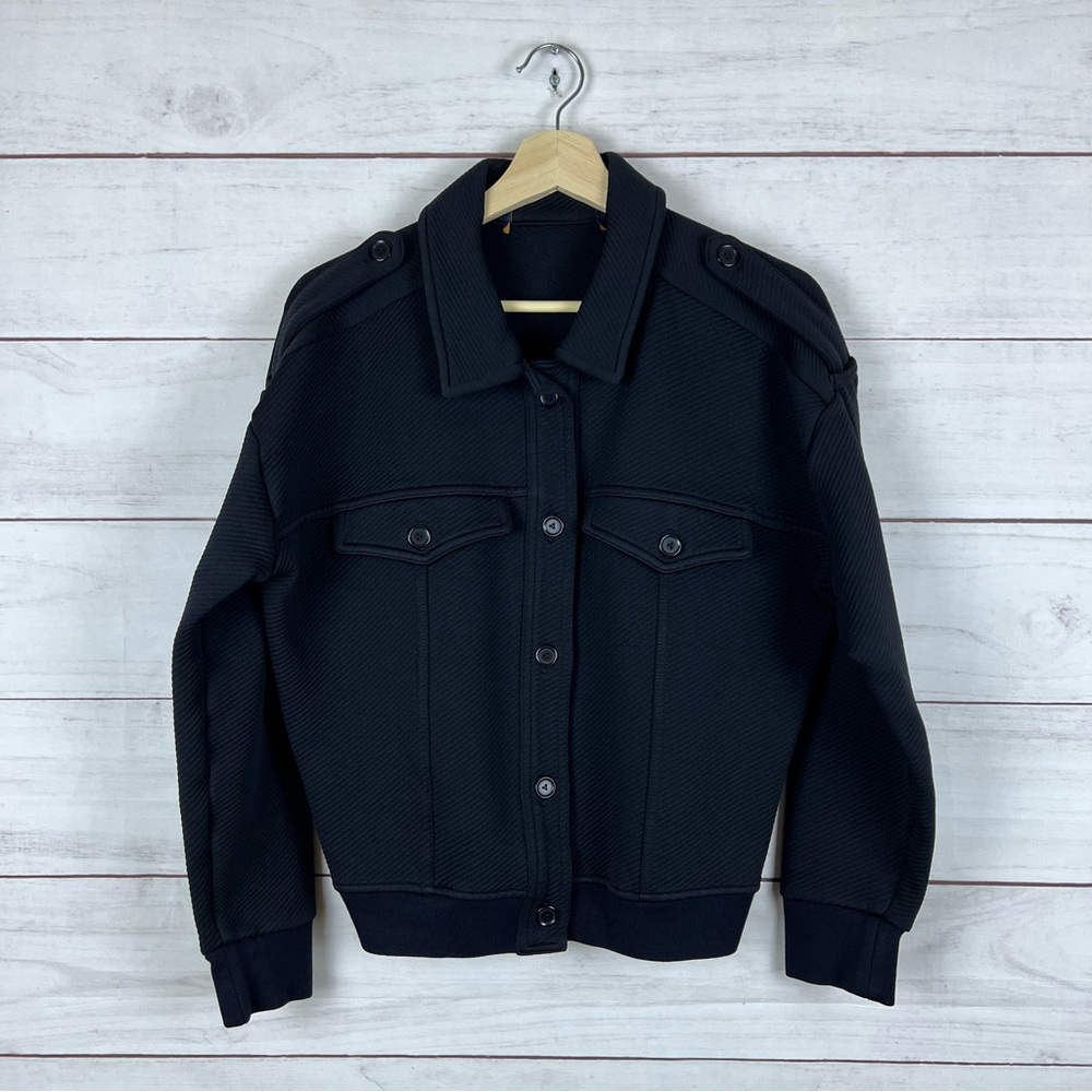 Louis Vuitton Uniform Ribbed Cropped Jacket XL